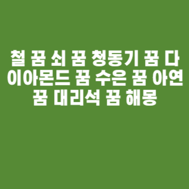 철 꿈 쇠 꿈 청동기 꿈 다이아몬드 꿈 수은 꿈 아연 꿈 대리석 꿈 해몽 철 꿈 쇠 꿈 청동기 꿈 다이아몬드 꿈 수은 꿈 아연 꿈 대리석 꿈 해몽