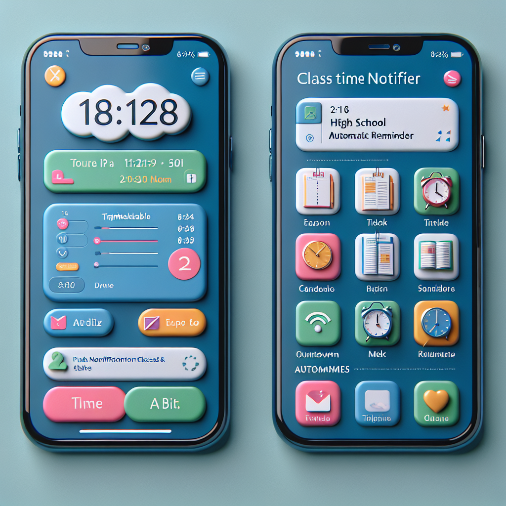 컴시간알리미, 고등학생 시간표 자동 알림 앱 추천