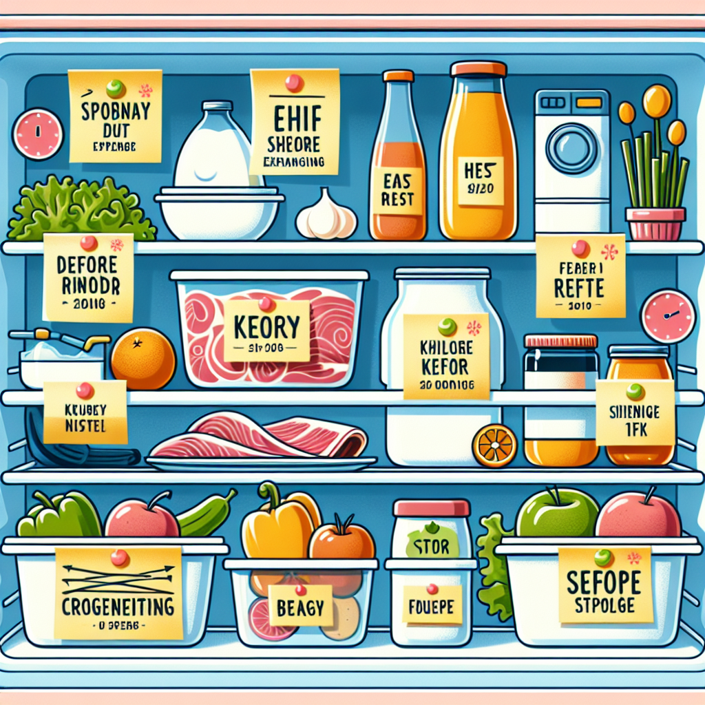 냉장고 유통기한 정리법, 상하기 전에 꺼내쓰는 알뜰 꿀팁