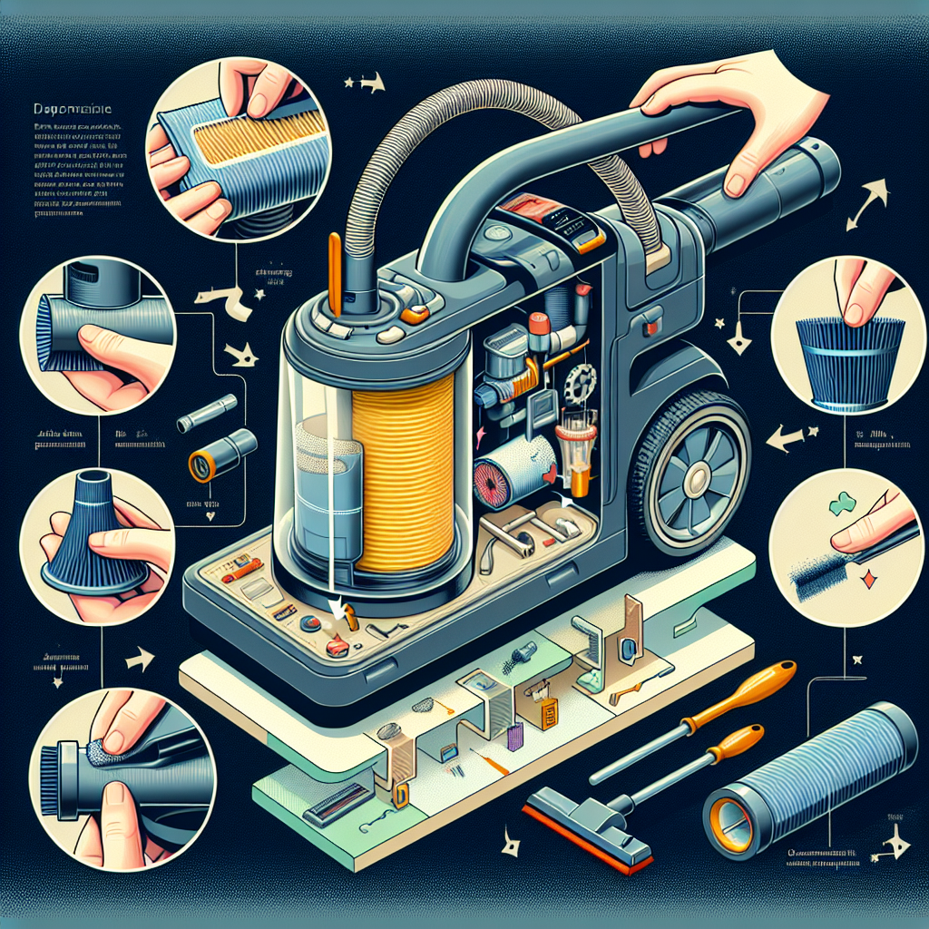 청소기 필터 관리, 흡입력 살리는 유지 비결