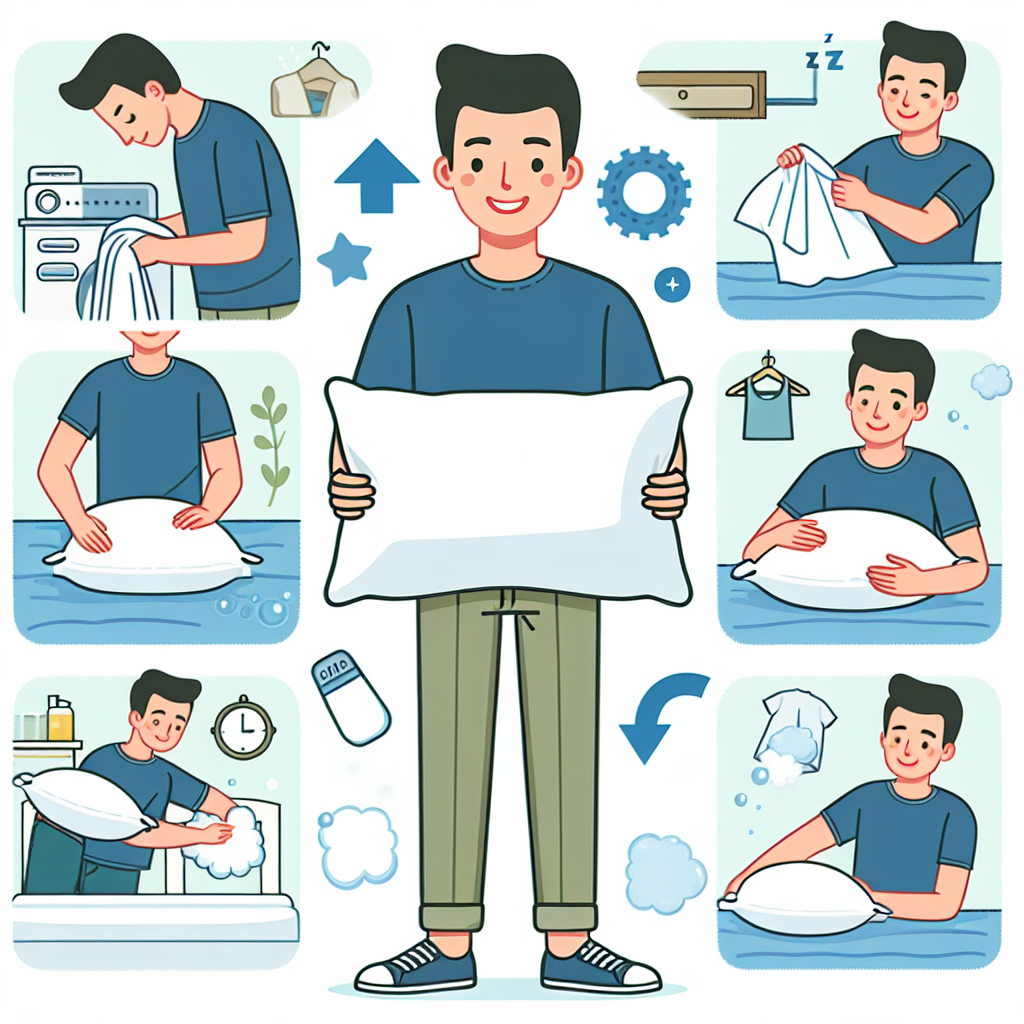 베개 세탁법, 땀과 냄새 없이 뽀송한 숙면 유지