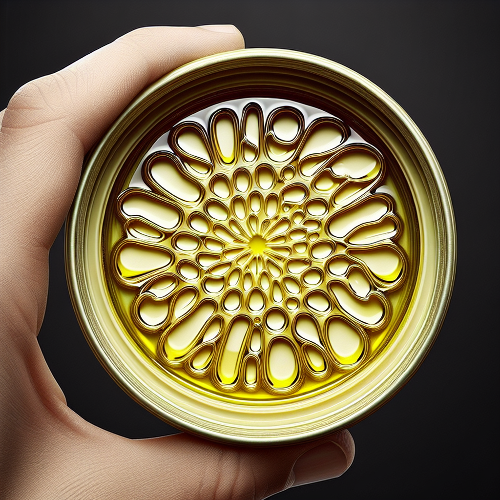 식용유 병 뚜껑 청결 유지, 끈적임 없이 깔끔하게