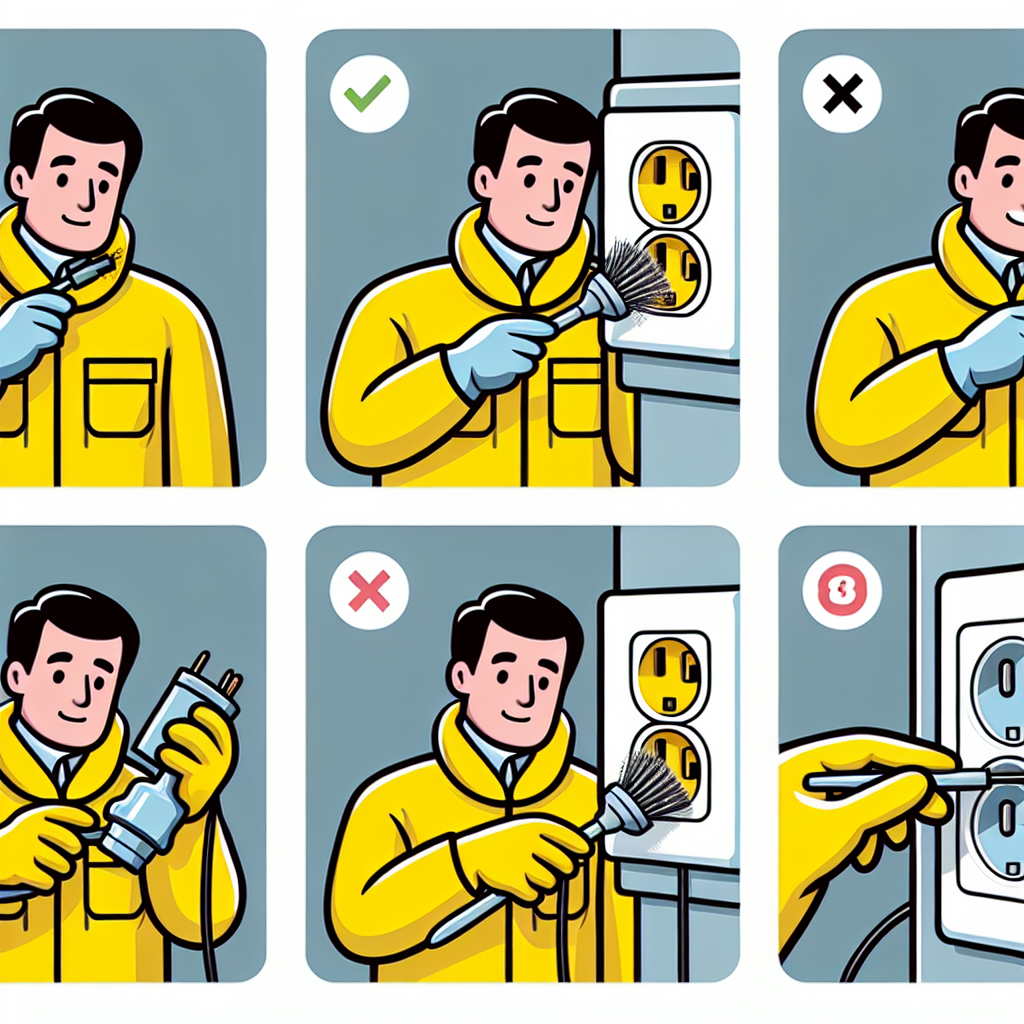 전기제품 플러그 청소법, 감전 위험 줄이고 먼지 제거