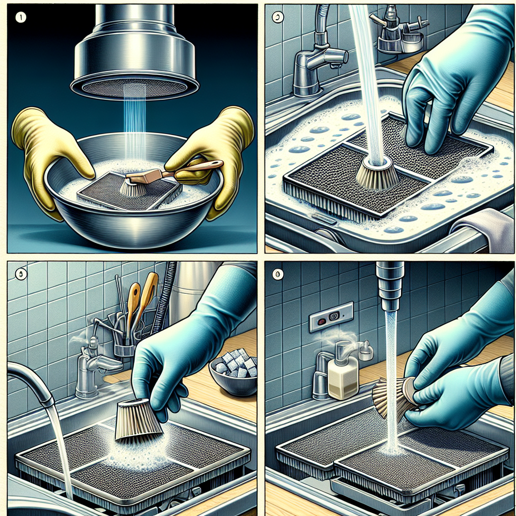 주방 후드 필터 청소법, 기름때 제거로 환기력 UP