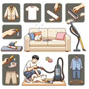 반려동물 털 제거법, 옷과 가구에서 말끔하게