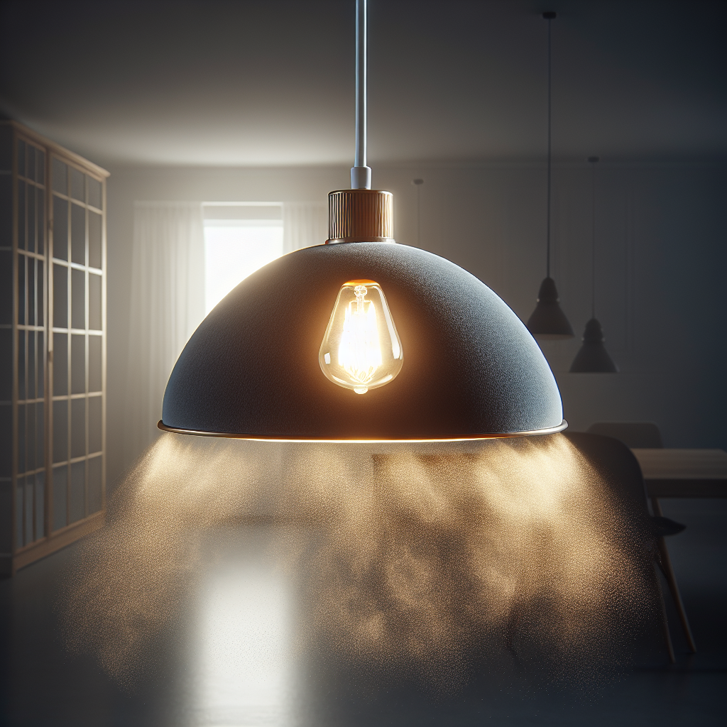 전등갓 먼지 제거, 조명 밝기 유지하는 청소 습관