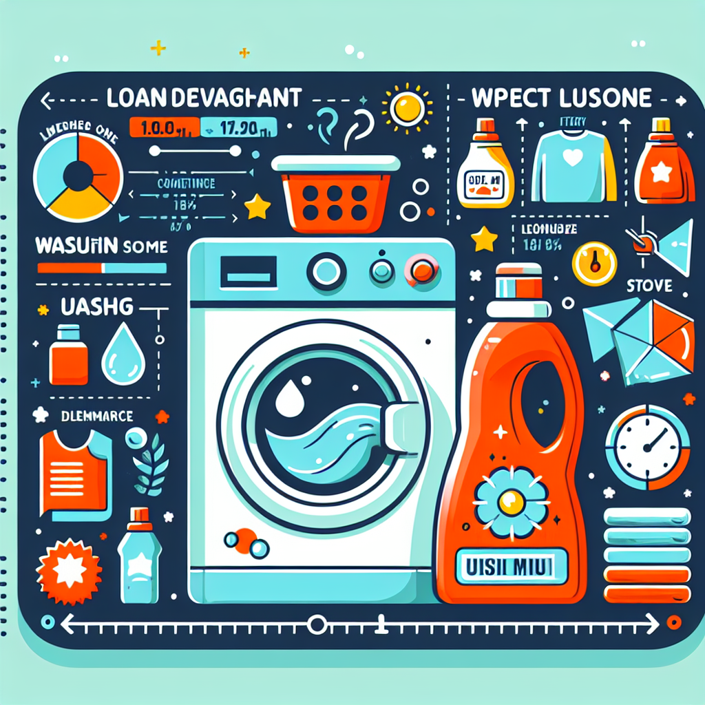 세탁 세제 적정량 사용법, 세탁물 손상 없이 효과 높이기