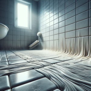 욕실 문틈 곰팡이 제거, 틈새까지 깨끗하게