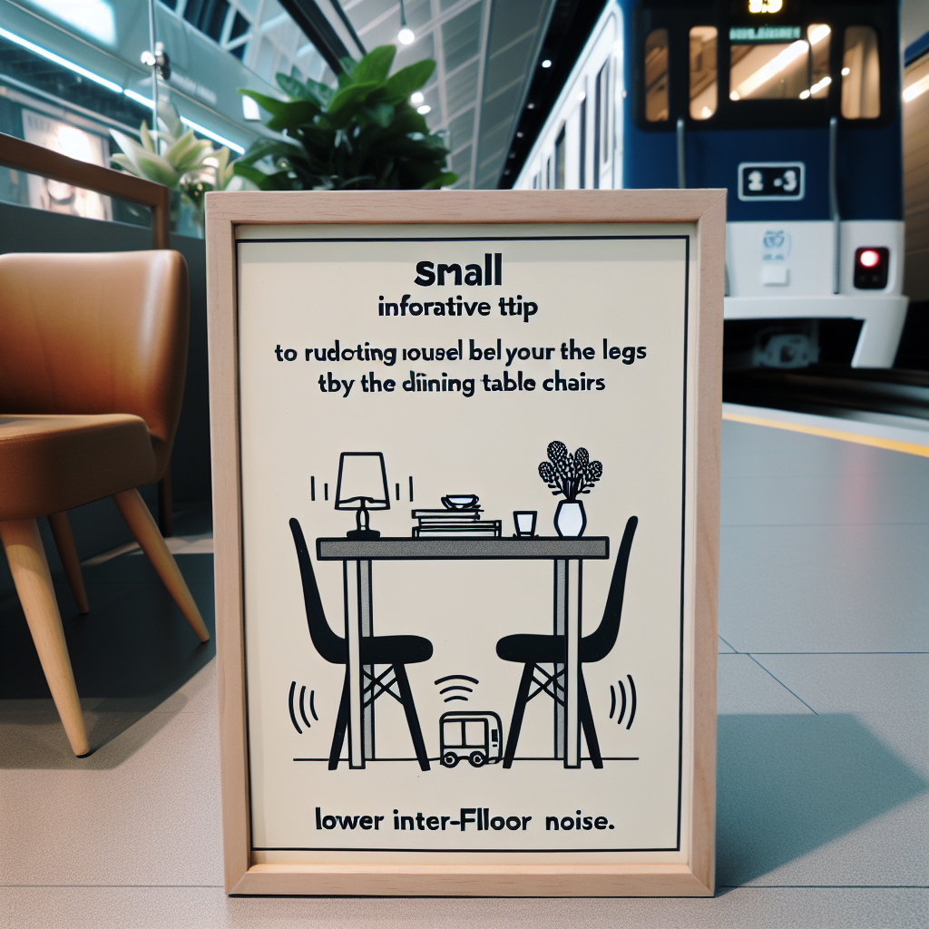 식탁 의자 다리 소음 방지, 층간소음 줄이는 작은 팁