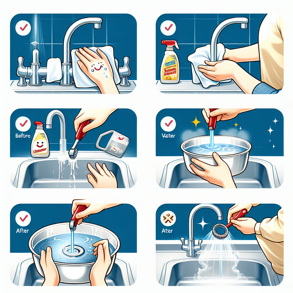 싱크대 물얼룩 제거, 닦아도 남는 자국 없애는 팁