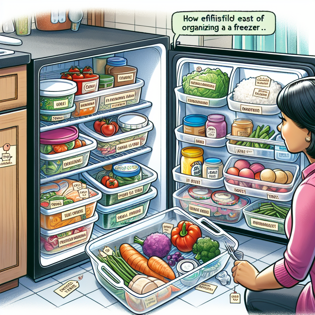 냉동실 정리 방법, 오래된 음식 찾기 쉬운 팁