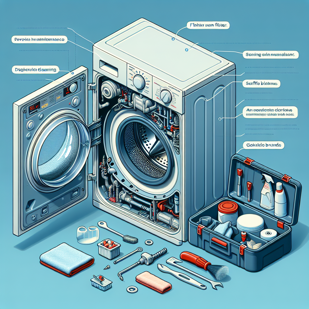 세탁기 배수 필터 청소, 고장 예방하는 유지 꿀팁