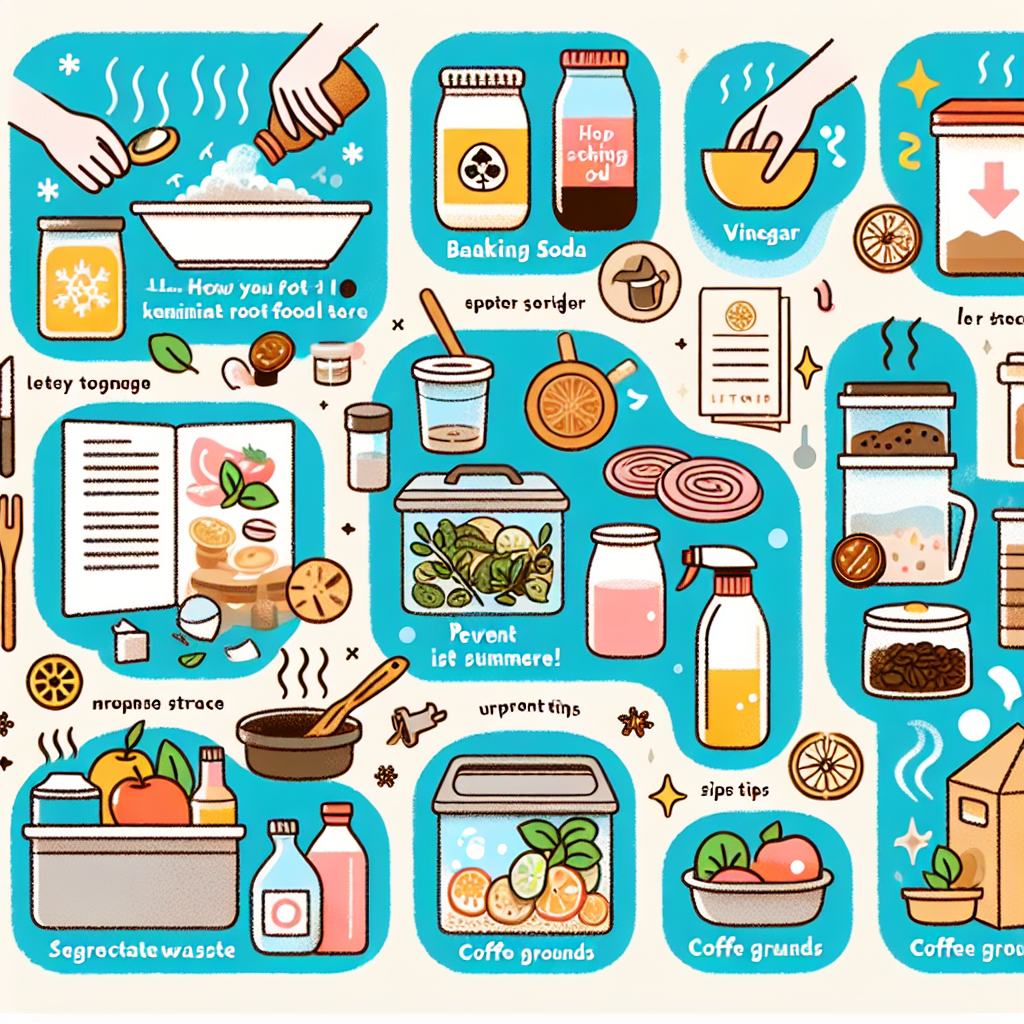 음식물 쓰레기 냄새 제거법, 여름철 부패 막는 생활 팁