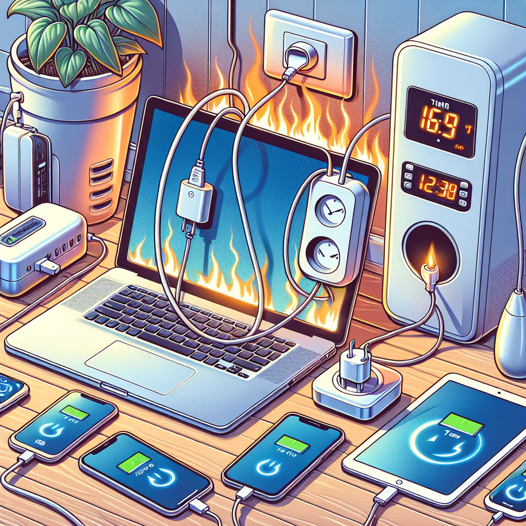 전자제품 충전 시 과열 방지, 타이머 활용 생활 팁