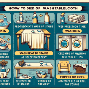 식탁보 세탁법, 얼룩 없이 오랫동안 새 것처럼 식탁보 세탁법, 얼룩 없이 오랫동안 새 것처럼