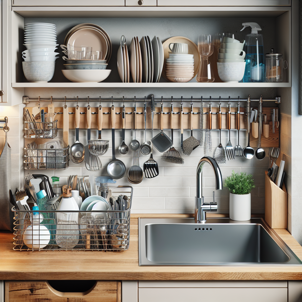 주방 싱크대 정리함 활용, 공간활용 꿀팁