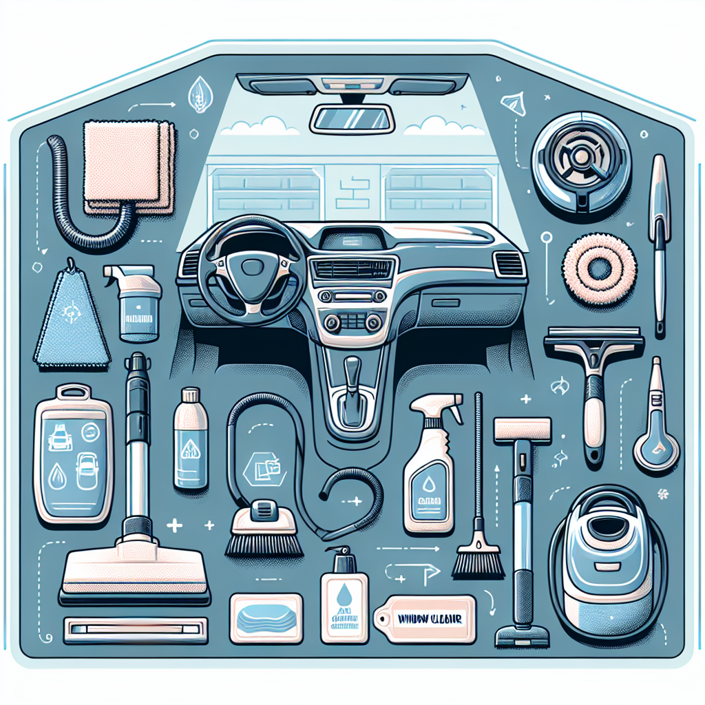 자동차 실내 청소 도구 추천, 집에서도 가능한 관리법