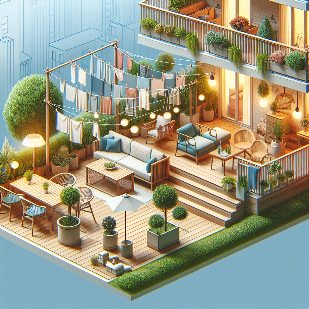 빨래 줄 설치 팁, 베란다 공간 넓게 쓰는 요령