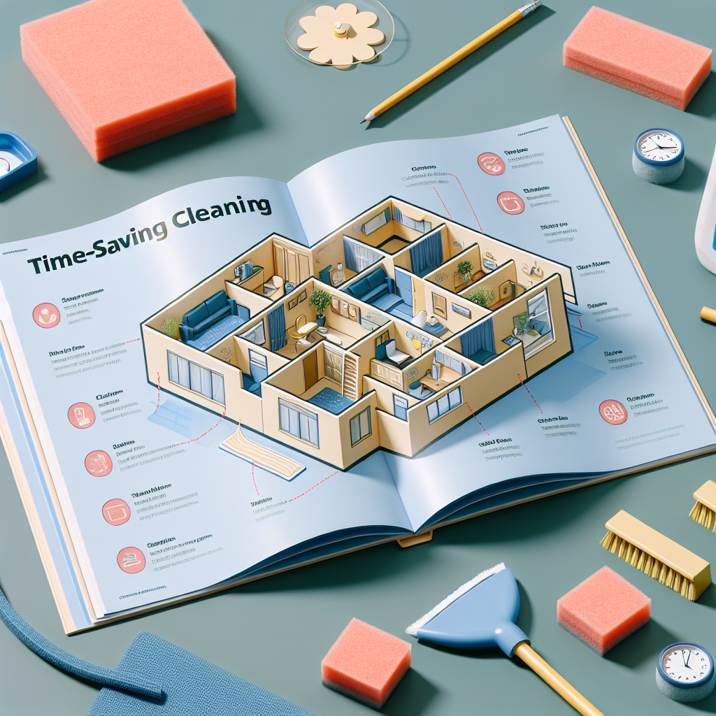 청소 시간 절약 팁, 구역 나눠서 효율적으로