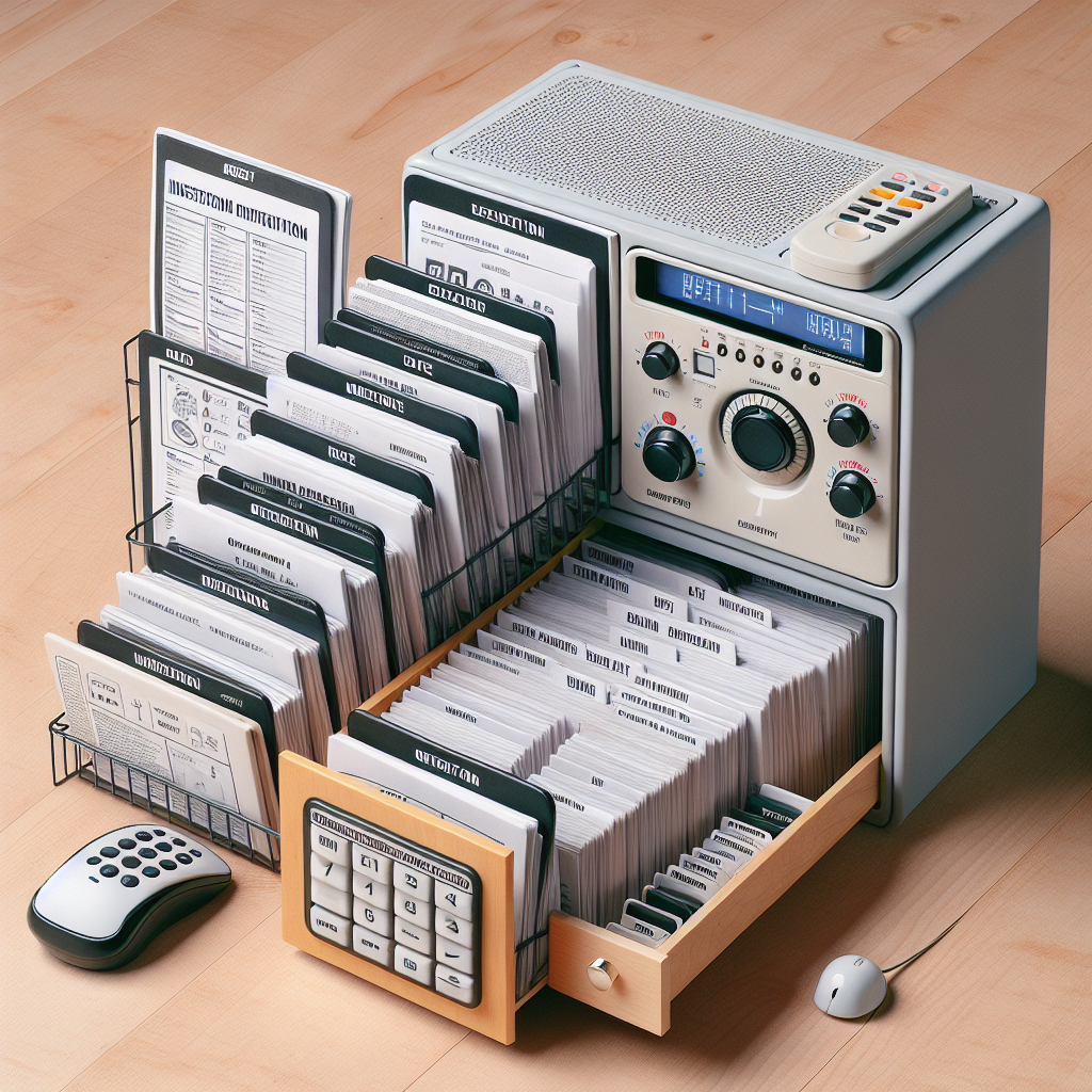 가전제품 설명서 정리법, 필요할 때 쉽게 찾는 비법