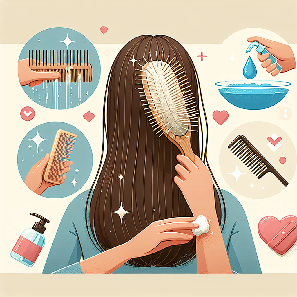 헤어브러쉬 세척법, 두피 건강 챙기는 깔끔한 관리