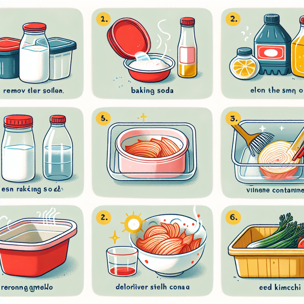 반찬통 냄새 제거법, 김치 냄새까지 말끔히 반찬통 냄새 제거법, 김치 냄새까지 말끔히