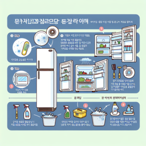 도어패킹 곰팡이 제거, 냉장고 내부 위생 지키는 법