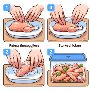 남은 치킨 보관, 눅눅함 줄이는 2단계 방법