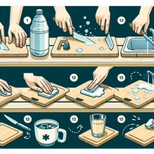 도마 세척 순서, 물보다 먼저 해야 하는 것