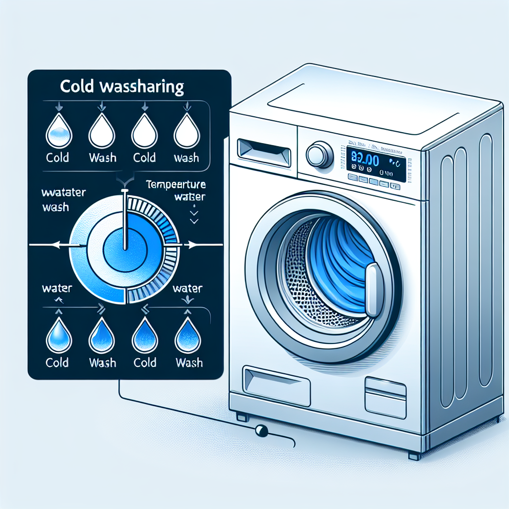 세탁기 물 온도 선택, 찬물 세탁이 더 나은 경우