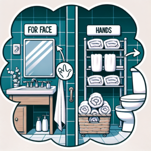 욕실 수건 분리, 얼굴용과 손용 구분이 필요한 이유