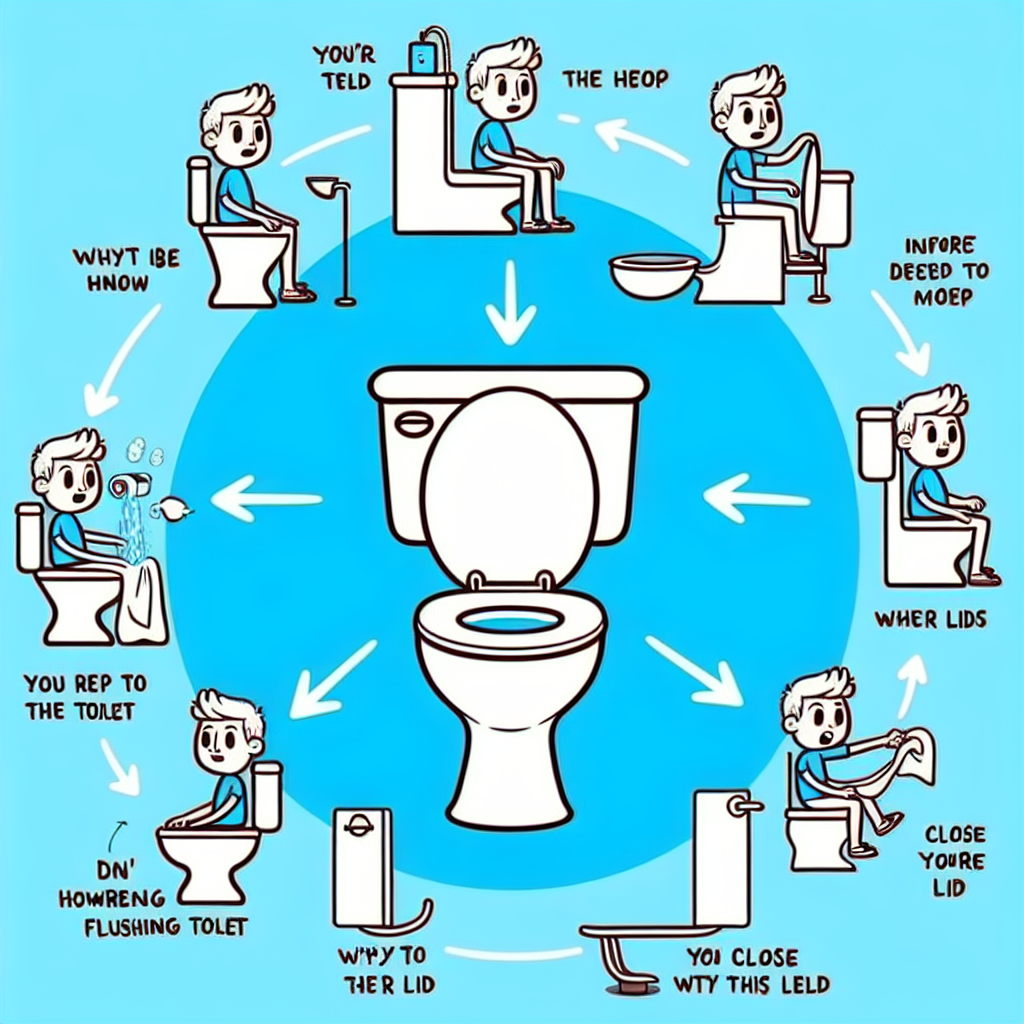 변기 물 내림 습관, 뚜껑 닫는 게 중요한 이유