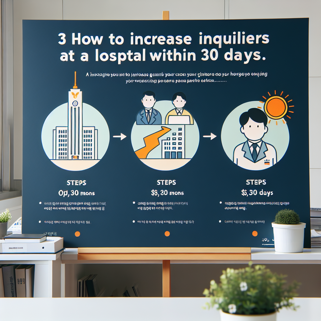 용인 병원 홍보 30일 안에 문의 늘리는 3단계