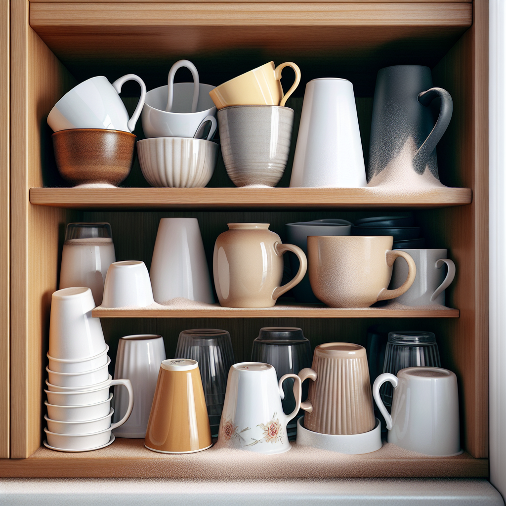 컵 보관 뒤집기, 먼지 유입 줄어드는 기본 습관