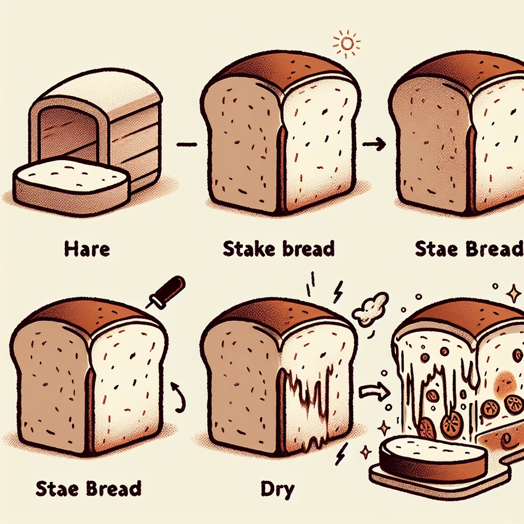 마른 식빵 되살리는 법, 딱딱해진 식빵이 5분 만에 촉촉해진다